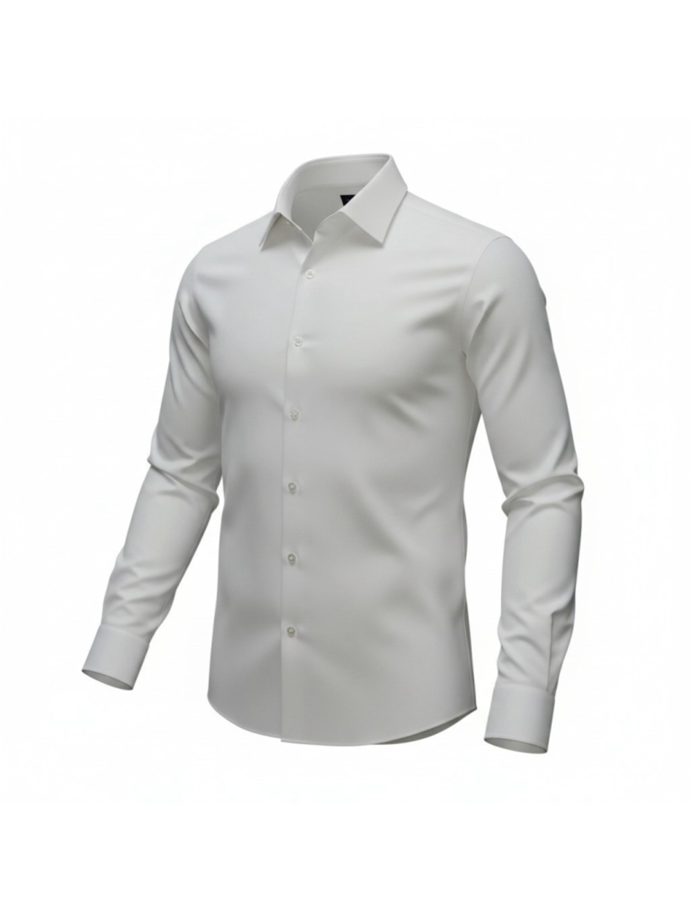 UNTUCKit Men's Long-Sleeves White Button-Up Shirt Large Pre-owned Condition